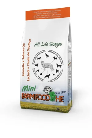 Voordeelprijs Farm Food HE Zalmolie puppy/mini 4 kg